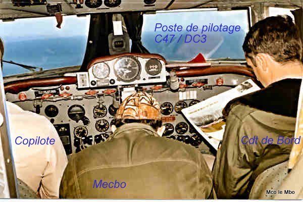 Cours de Volant sur C47 en 1975